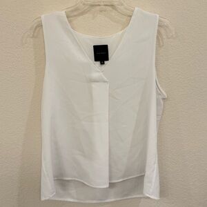 NWOT Alex Marie White Tank Top M